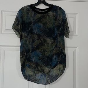 Theyskens’ abstract silk blouse